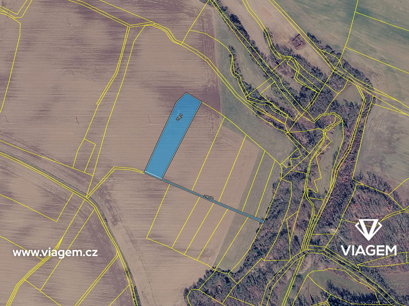 Prodej pole 818 m² – fotografie 4