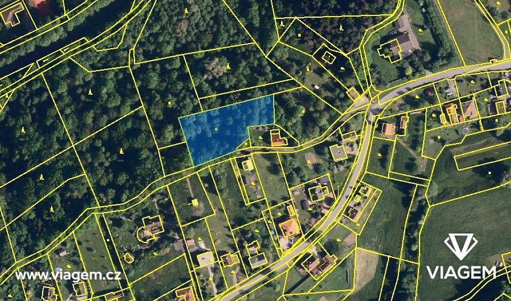 Prodej zahrady 2 841 m², Bystřice – náhled fotky 2