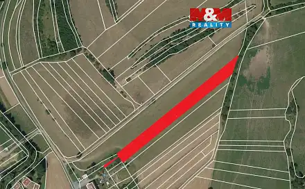 Prodej pole 3 913 m², Jabloňany, okres Blansko