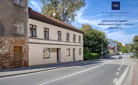 Prodej nájemního domu, činžáku 200 m², Čsl. armády, Tábor