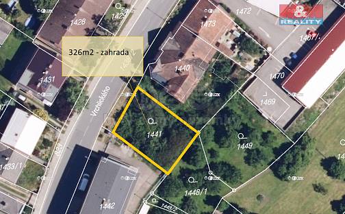 Prodej stavebního pozemku 326 m², Konice, okres Prostějov