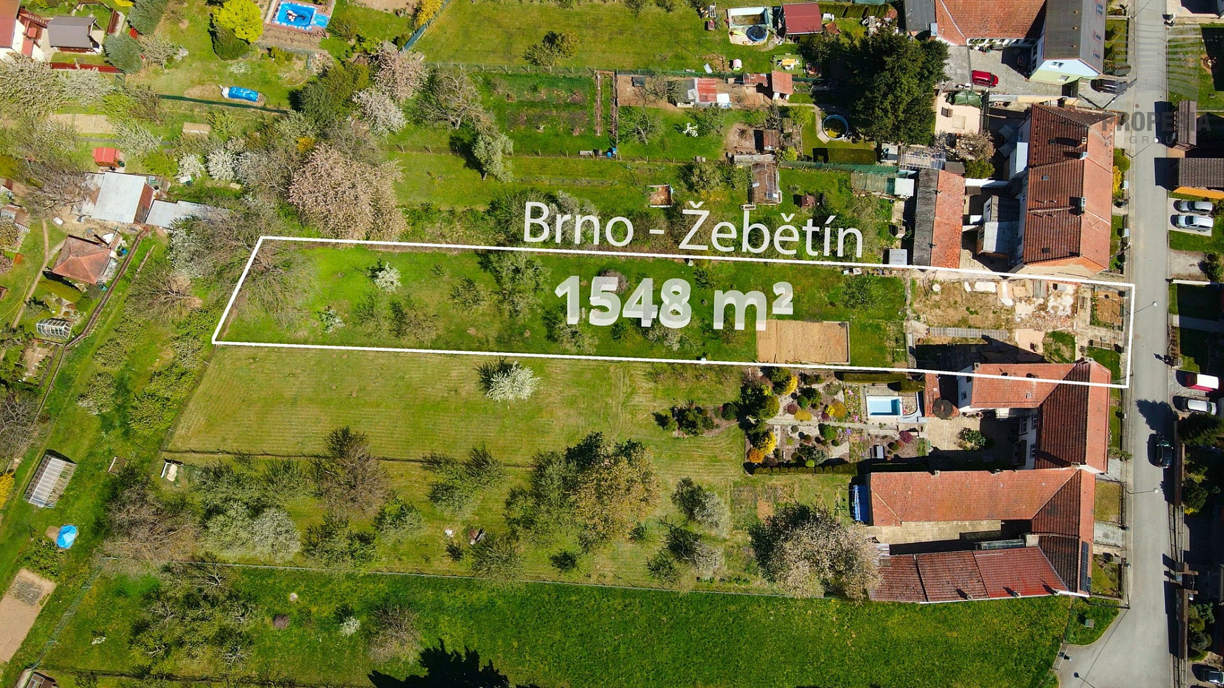 Prodej stavebního pozemku 1 548 m²