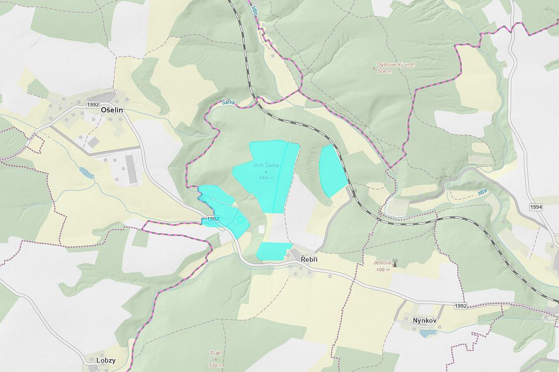 Dražba pozemku 385 333 m²
