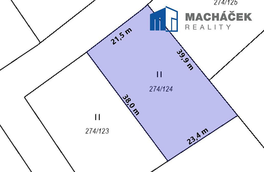 Prodej stavebního pozemku 871 m² - Widok 5