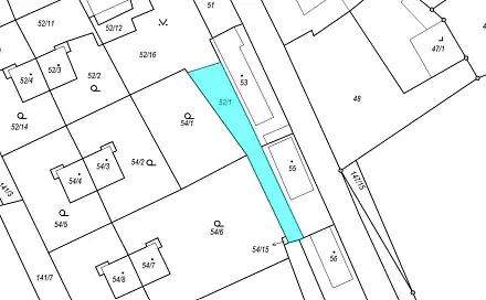 Dražba pozemku 314 m², Církvice