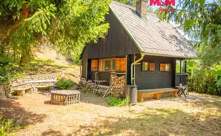 Prodej chaty/chalupy 47 m² s pozemkem 350 m², Sázava - Čeřenice, okres Benešov