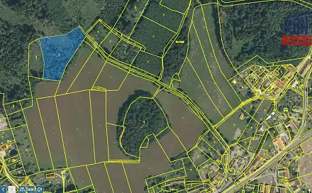 Prodej lesa 6 402 m², Oselce, okres Plzeň-Jih
