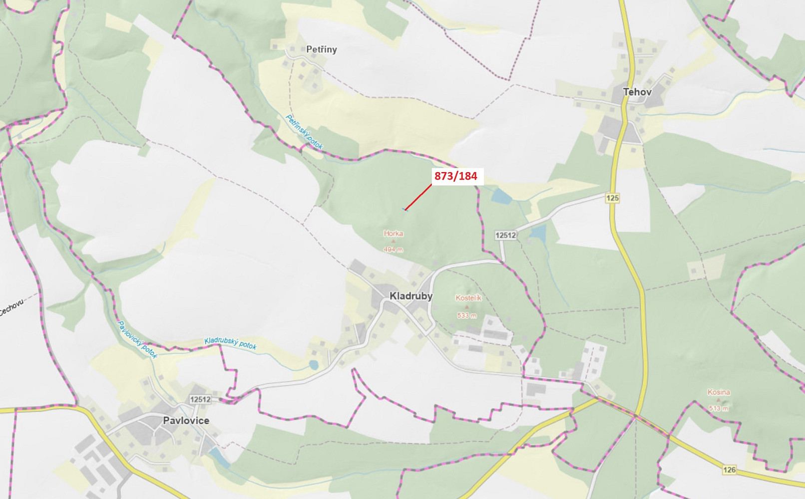 Dražba lesa 90 m²