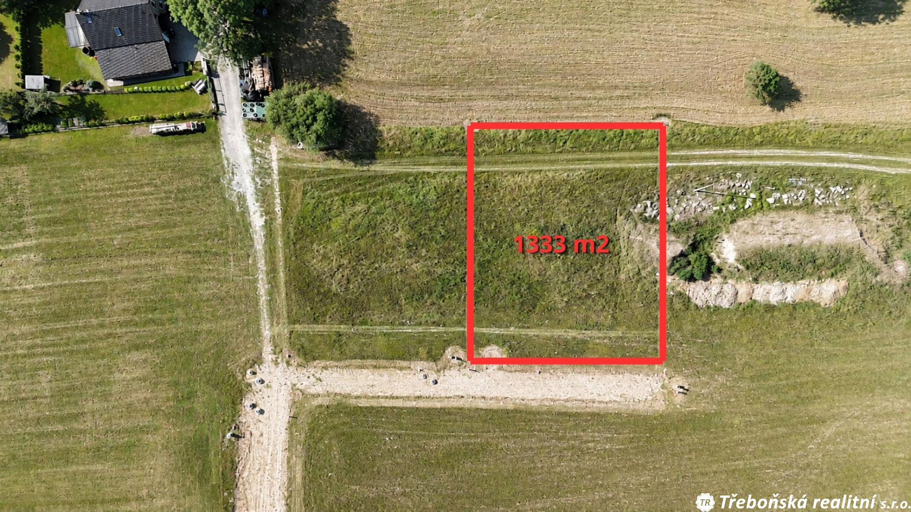 Prodej stavebního pozemku 1 333 m² – fotografie 3