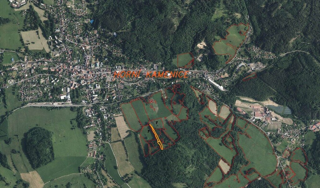 Prodej pole 5 161 m², Česká Kamenice – náhled fotky 6