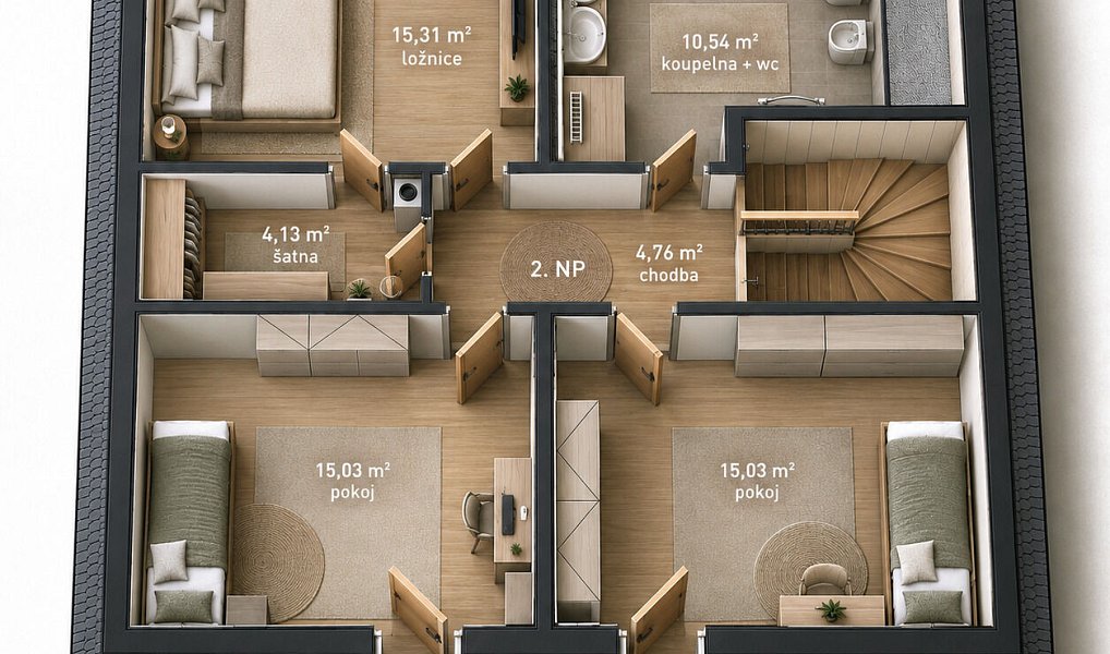 Prodej domu 135 m² s pozemkem 503 m², Ostrov – náhled fotky 5