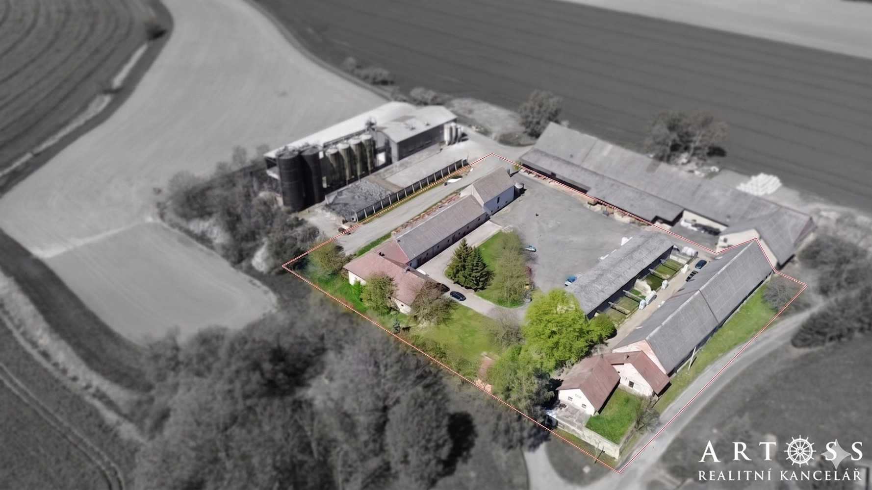 Prodej zemědělského objektu 1 528 m²