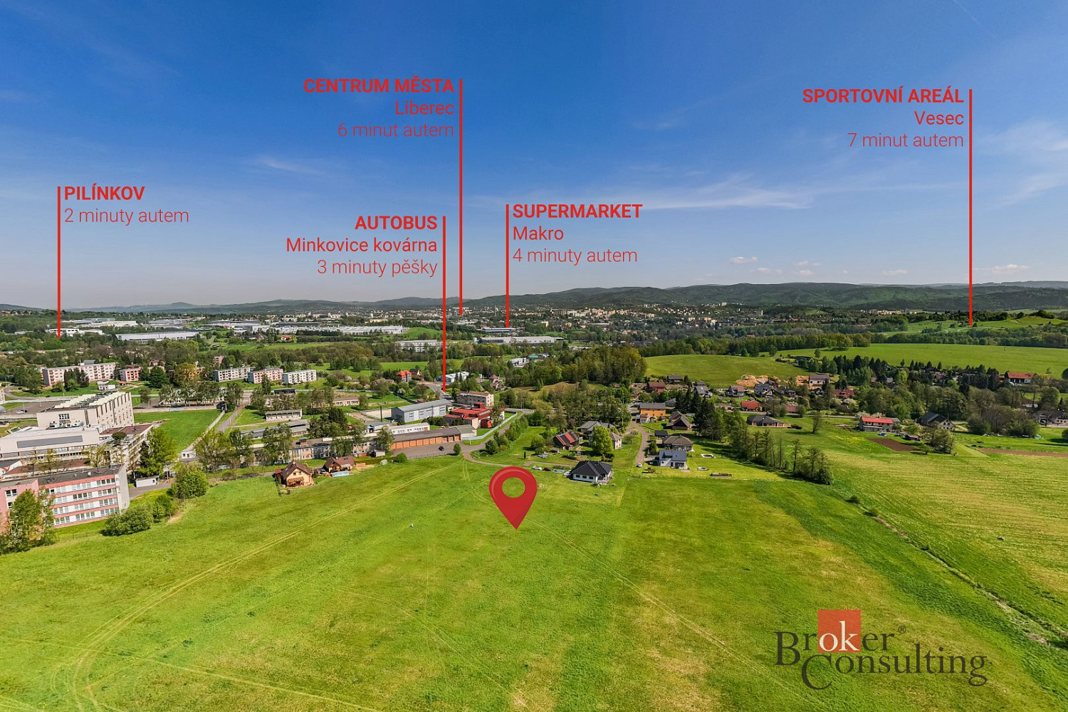 Prodej stavebního pozemku 1 333 m² - Widok 6