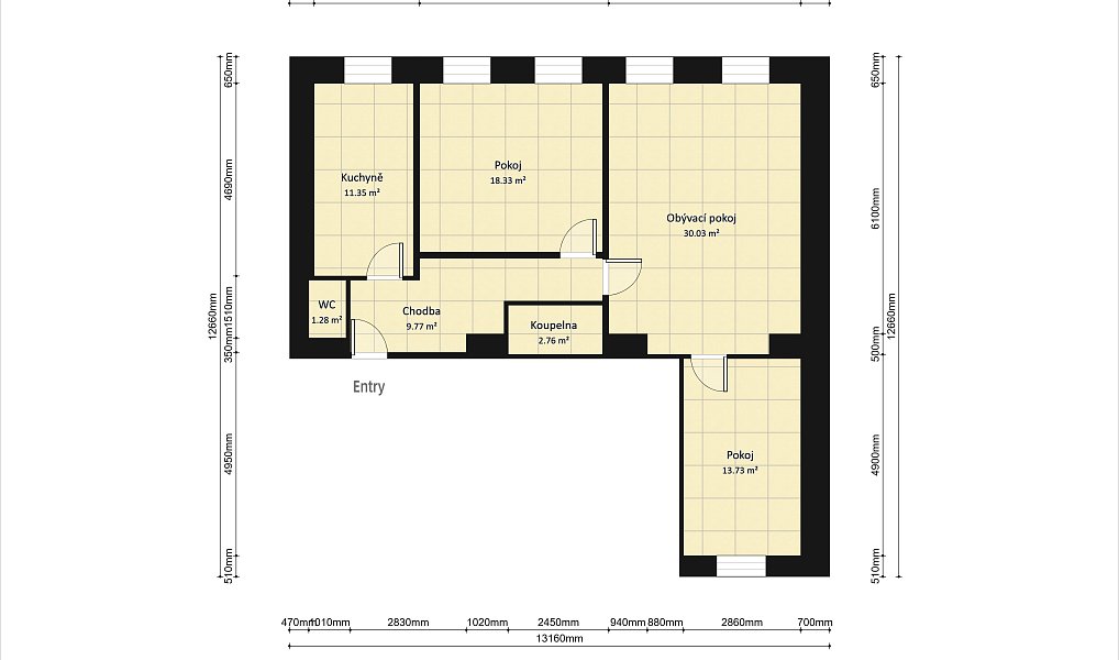Prodej bytu 3+1 87 m², Brno – náhled fotky 12