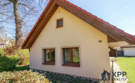 Prodej chaty/chalupy 78 m² s pozemkem 656 m², Těchobuz, okres Pelhřimov