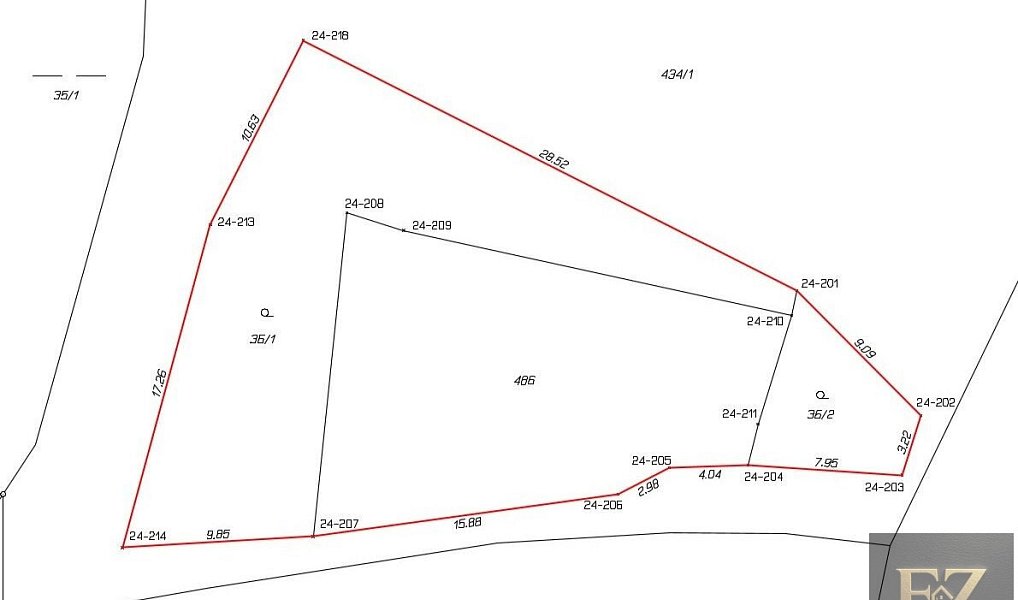 Prodej stavebního pozemku 613 m², Chotoviny – náhled fotky 5