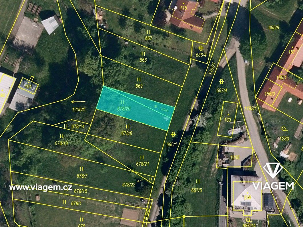 Prodej stavebního pozemku 210 m²
