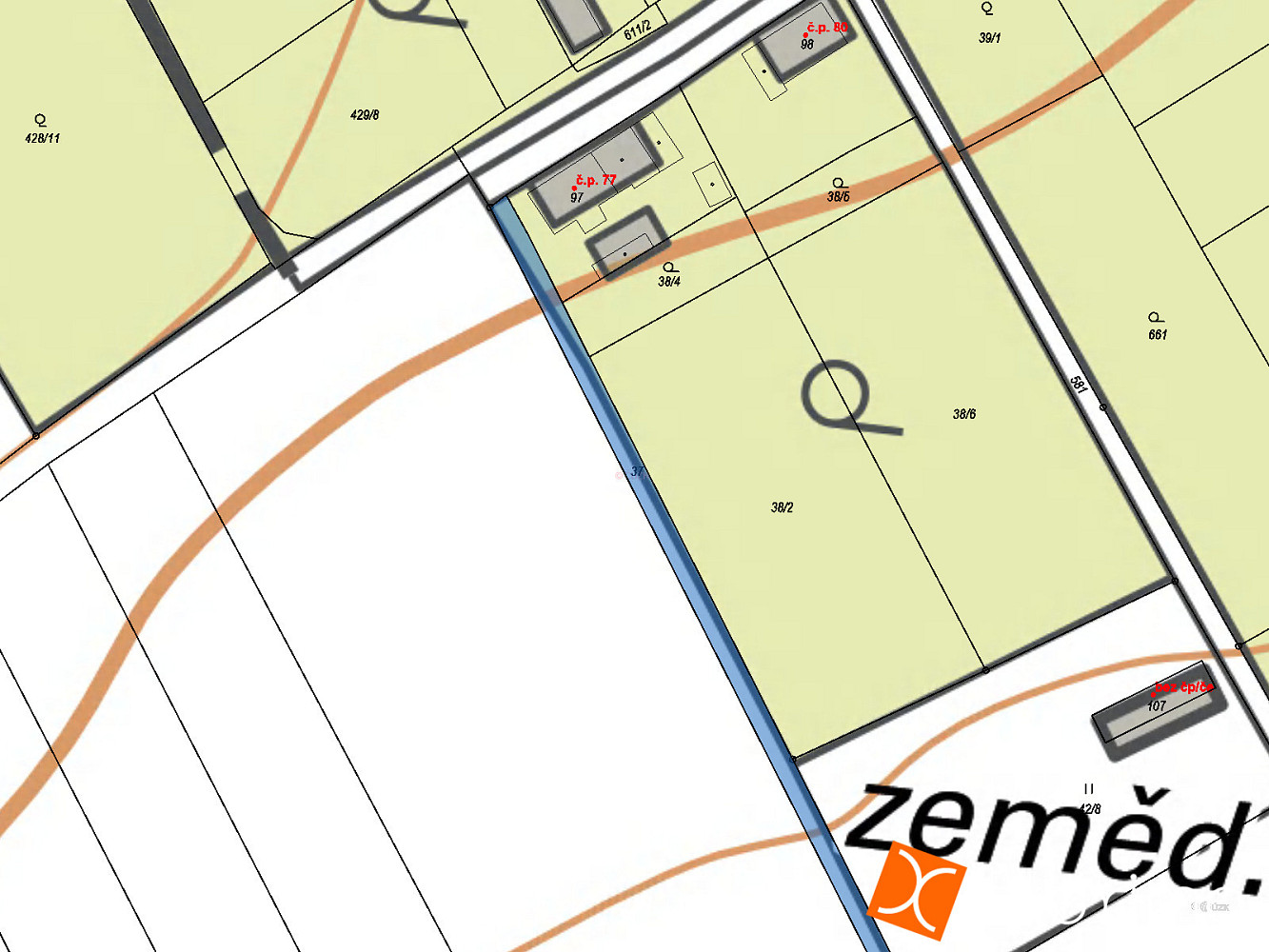 Prodej pozemku 50 m² – fotografie 3