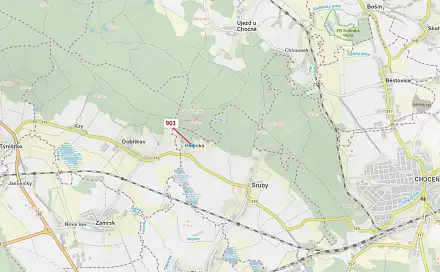 Dražba lesa 8 233 m², Sruby