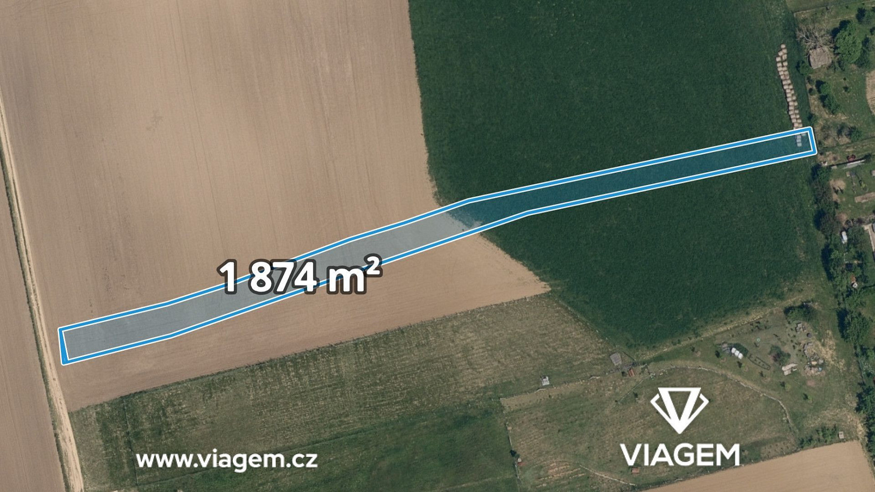 Prodej pole 1 249 m²