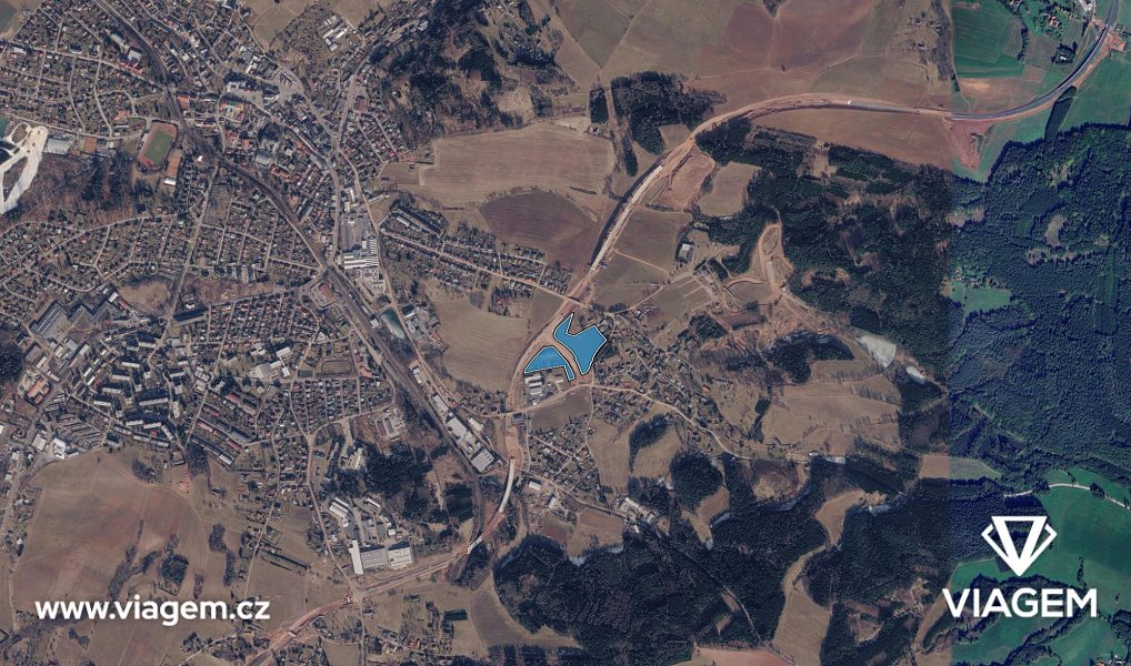 Prodej stavebního pozemku 2 321 m², Nová Paka – náhled fotky 3