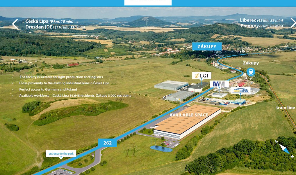 Pronájem výrobních prostor 15 630 m², Zákupy – náhled fotky 6