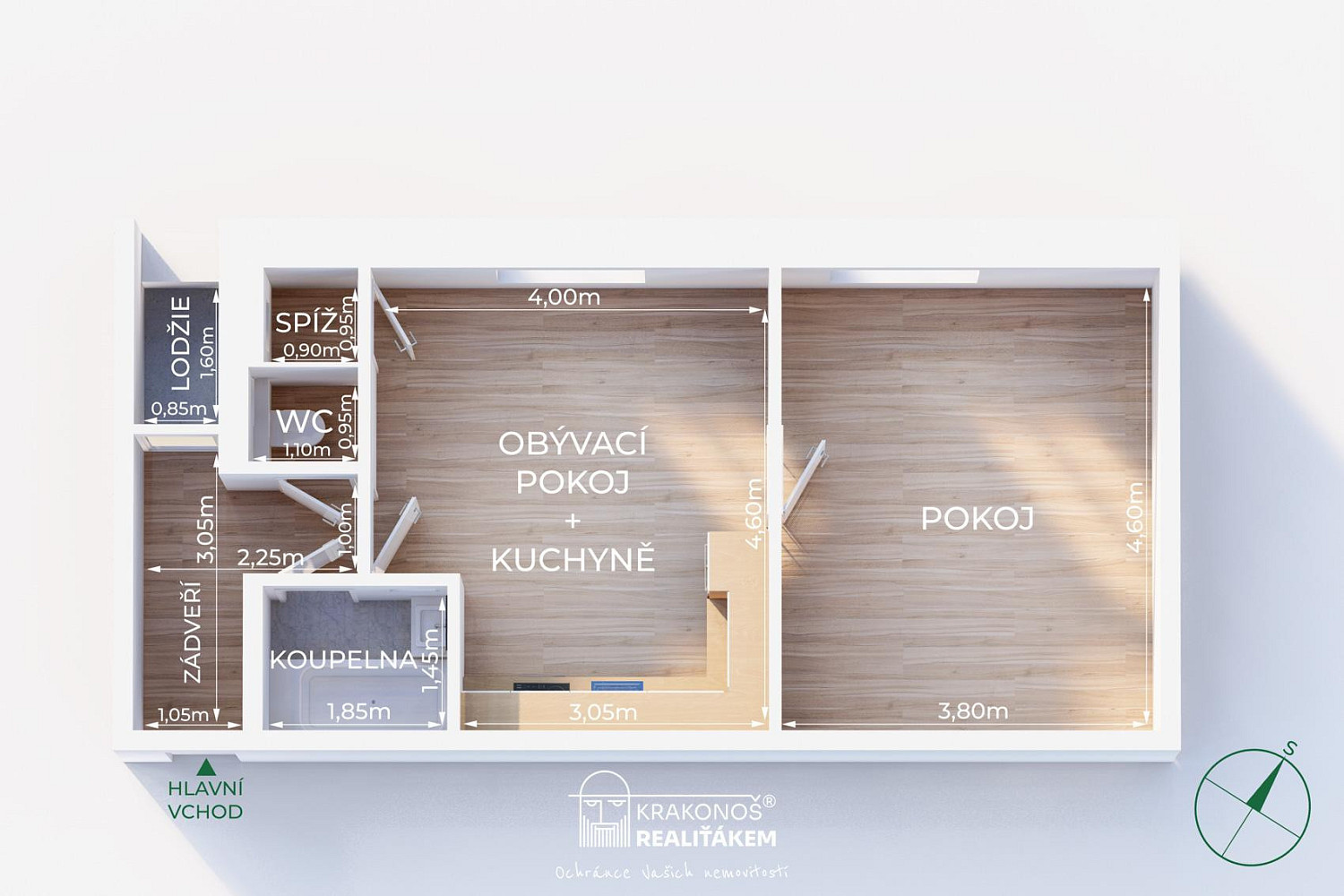 Prodej bytu 1+1 48 m² — photo 3