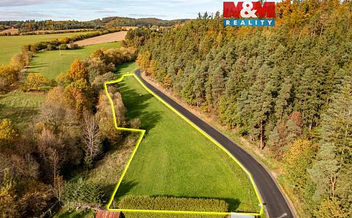 Prodej stavebního pozemku 3 666 m², Mirotice, okres Písek