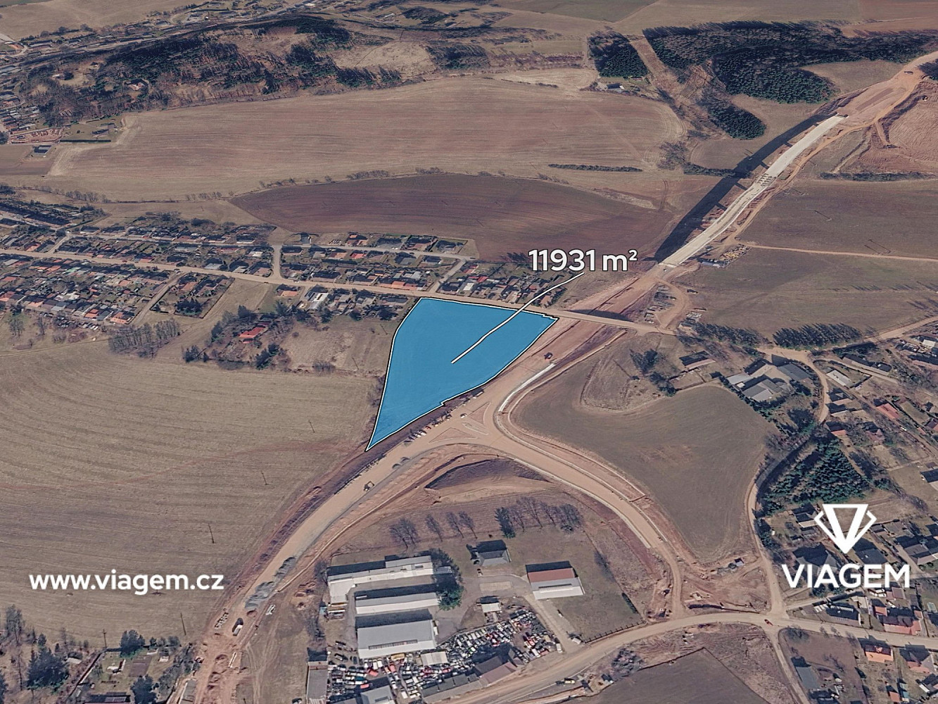 Prodej stavebního pozemku 1 193 m²