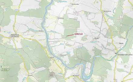 Dražba lesa 1 942 m², Hosty