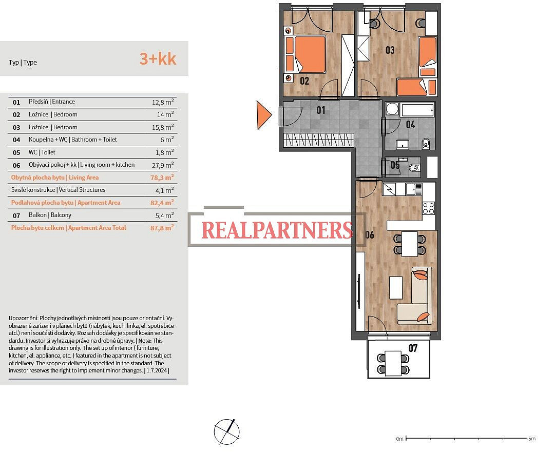 Prodej bytu 3+kk 88 m² – fotografie 2