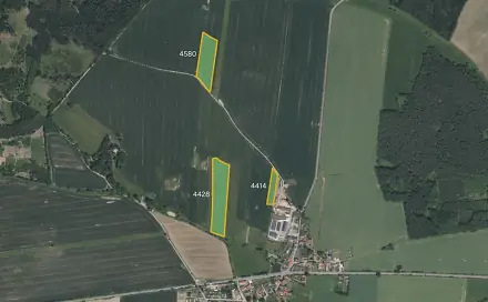 Prodej louky 42 413 m², Křenovice, okres Písek