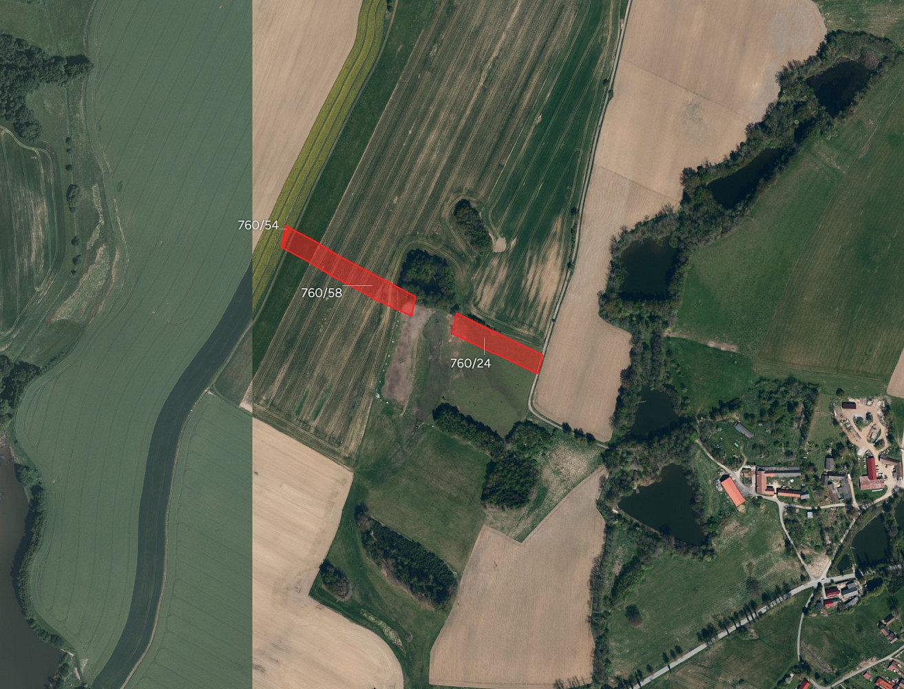 Prodej pole 13 254 m² rezervováno