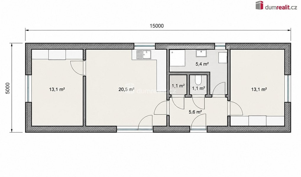 Prodej domu 75 m² s pozemkem 450 m², Ostrov – náhled fotky 9