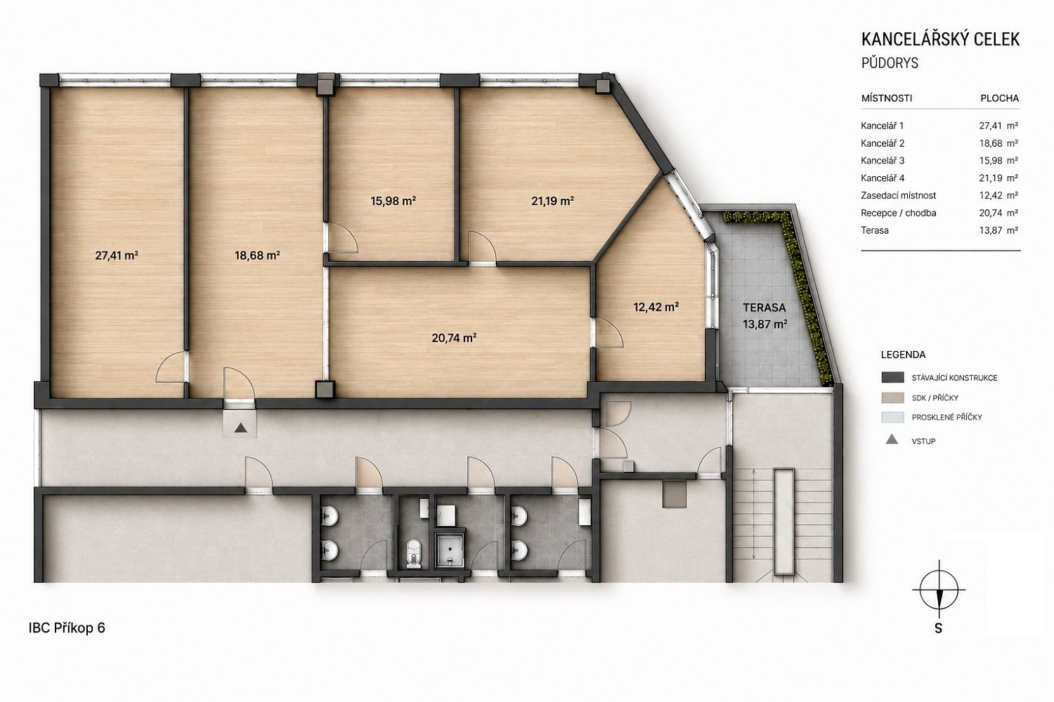 Pronájem kanceláře 139 m² – fotografie 2