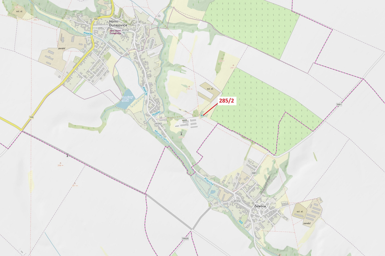 Dražba lesa 150 m²