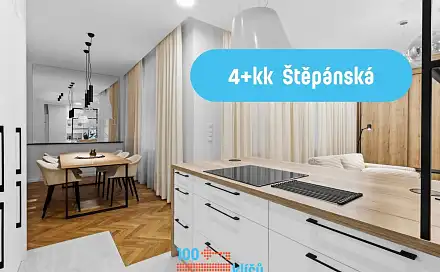 Pronájem bytu 4+kk 103 m²