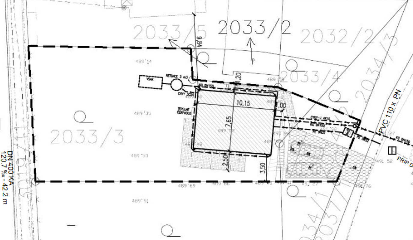 Prodej stavebního pozemku 603 m² – fotografie 3