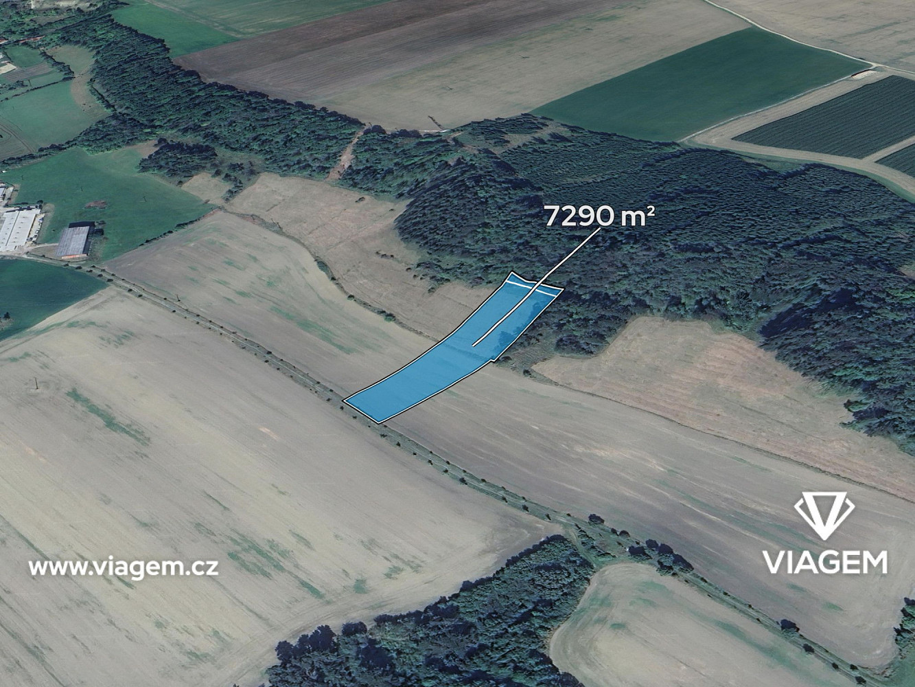Prodej pole 1 822 m²