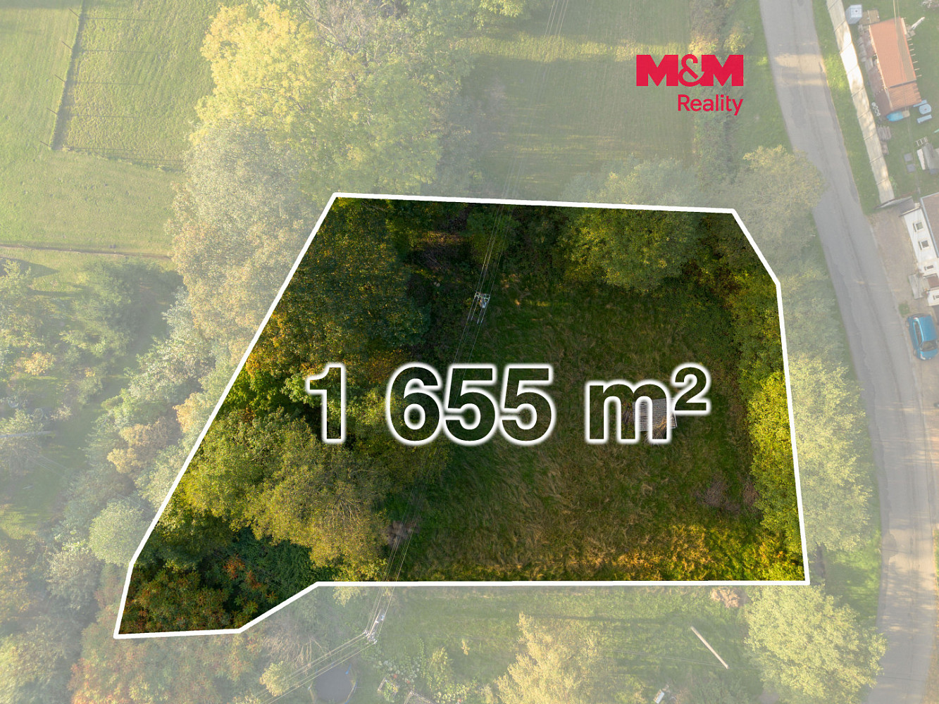 Prodej stavebního pozemku 1 655 m²