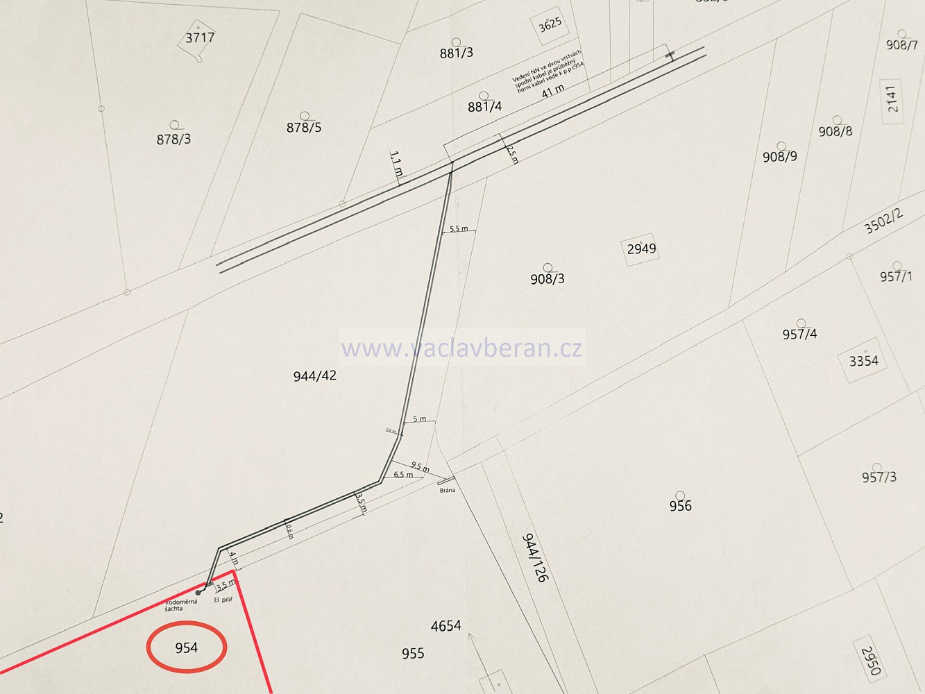 Prodej stavebního pozemku 3 126 m² – fotografie 3