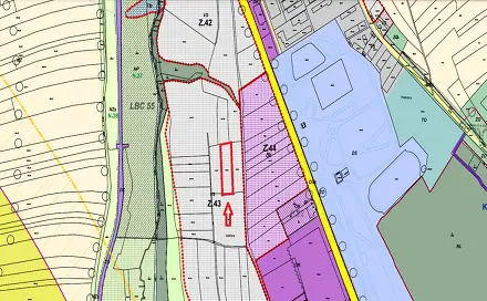 Prodej komerčního pozemku 3 383 m², Voštice, Vysoké Mýto, okres Ústí nad Orlicí