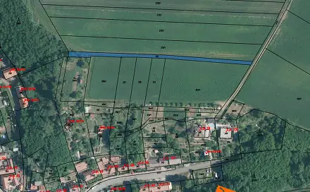 Prodej pozemku 710 m², Dobřínsko, okres Znojmo