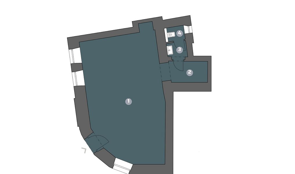 Pronájem kanceláře 56 m², Jindřichův Hradec – náhled fotky 3