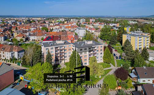 Prodej bytu 3+1 69 m², Hybešova, Prostějov