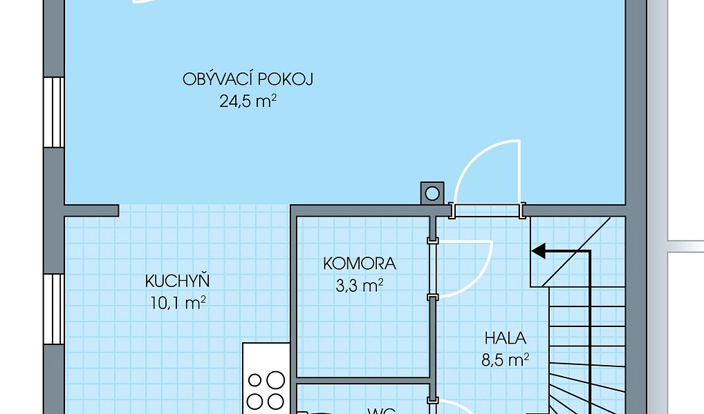 Prodej domu 108 m² s pozemkem 271 m², Nehvizdy – náhled fotky 8
