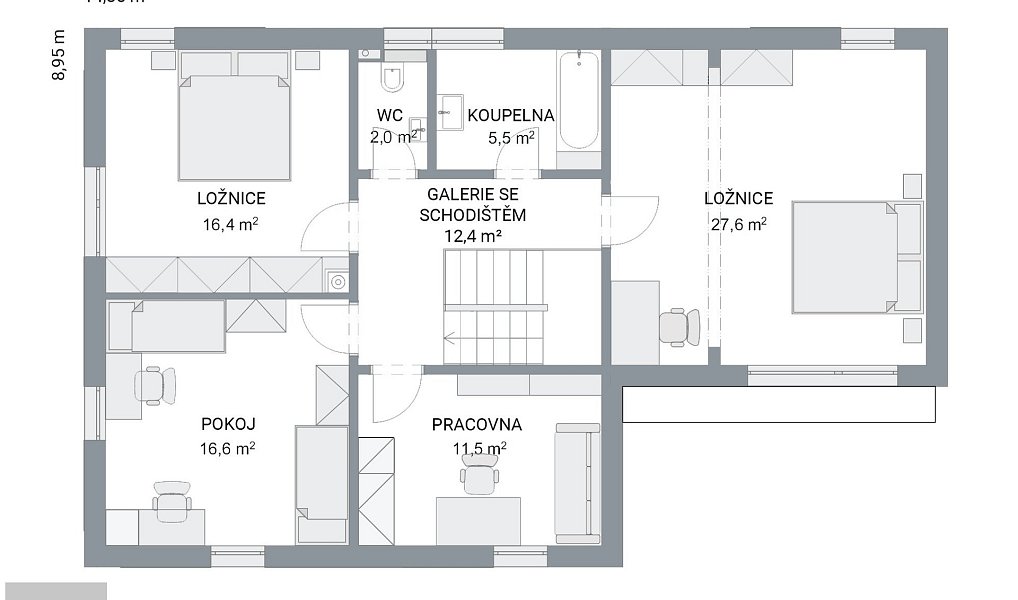 Prodej domu 183 m² s pozemkem 830 m², Škvorec – náhled fotky 5