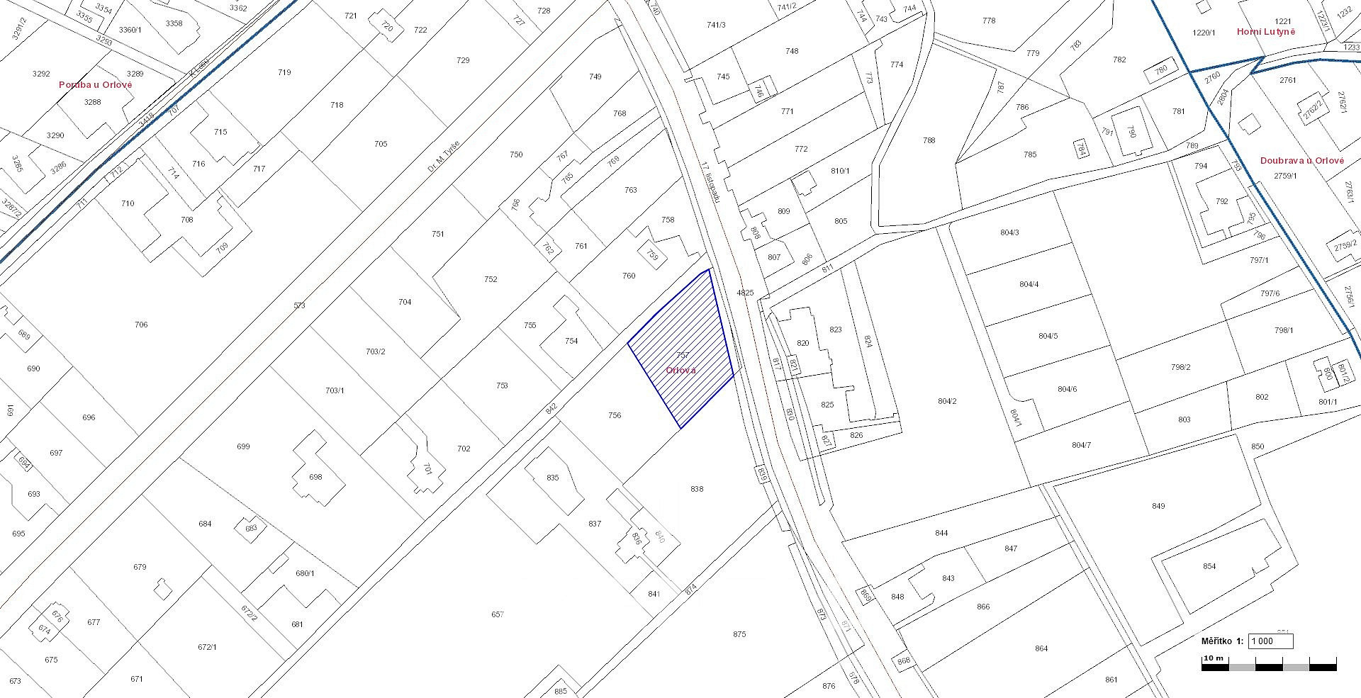 Prodej stavebního pozemku 1 272 m² – fotografie 3