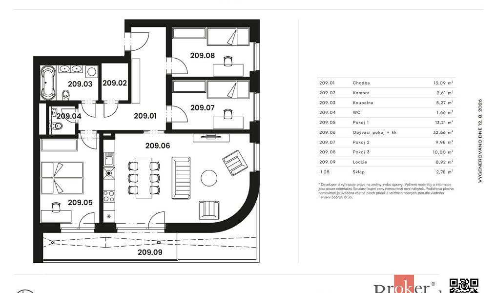 Prodej bytu 4+kk 105 m², Plzeň – náhled fotky 3