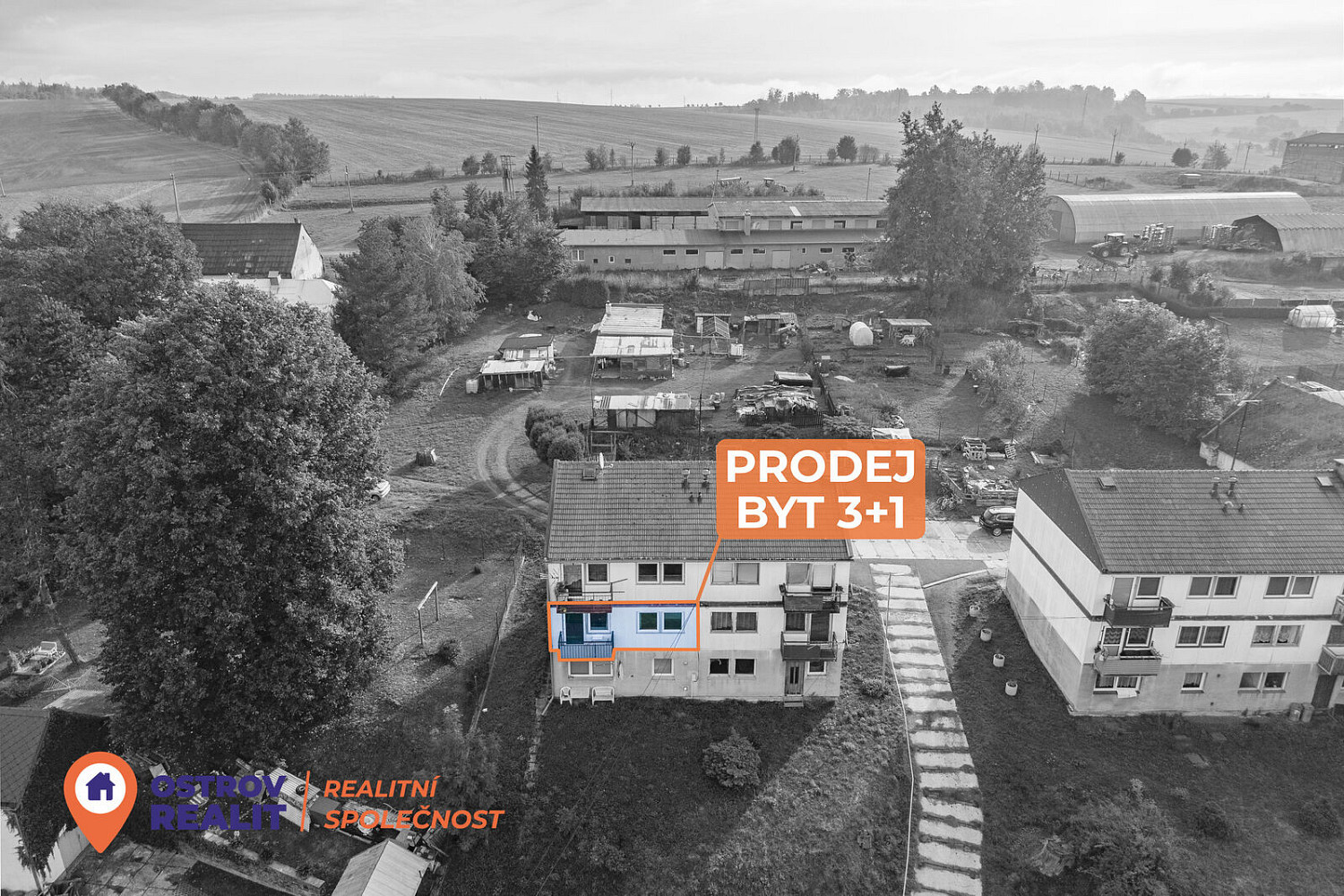 Prodej bytu 3+1 63 m²